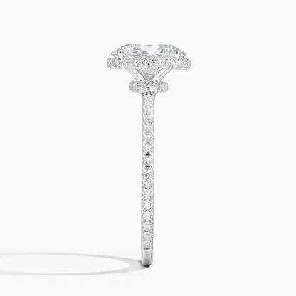 Gala Diamond Ring Hidden Halo