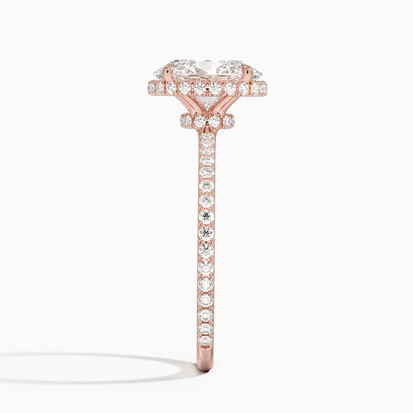 Gala Diamond Ring Hidden Halo