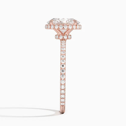 Gala Diamond Ring Hidden Halo