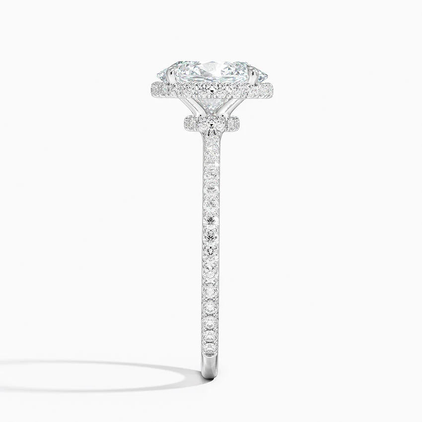 Gala Diamond Ring Hidden Halo