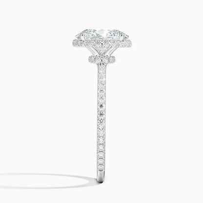 Gala Diamond Ring Hidden Halo