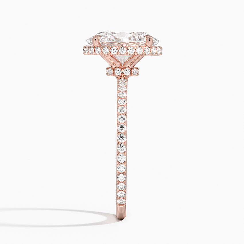 Gala Diamond Ring Hidden Halo