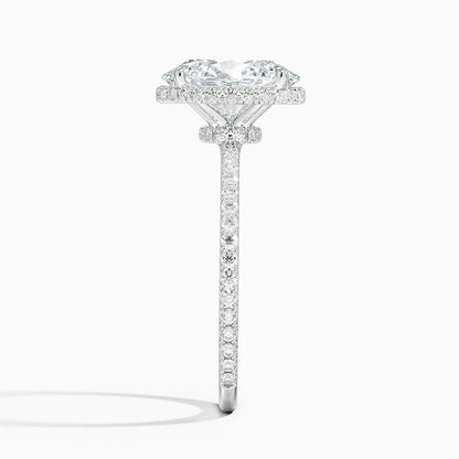 Gala Diamond Ring Hidden Halo