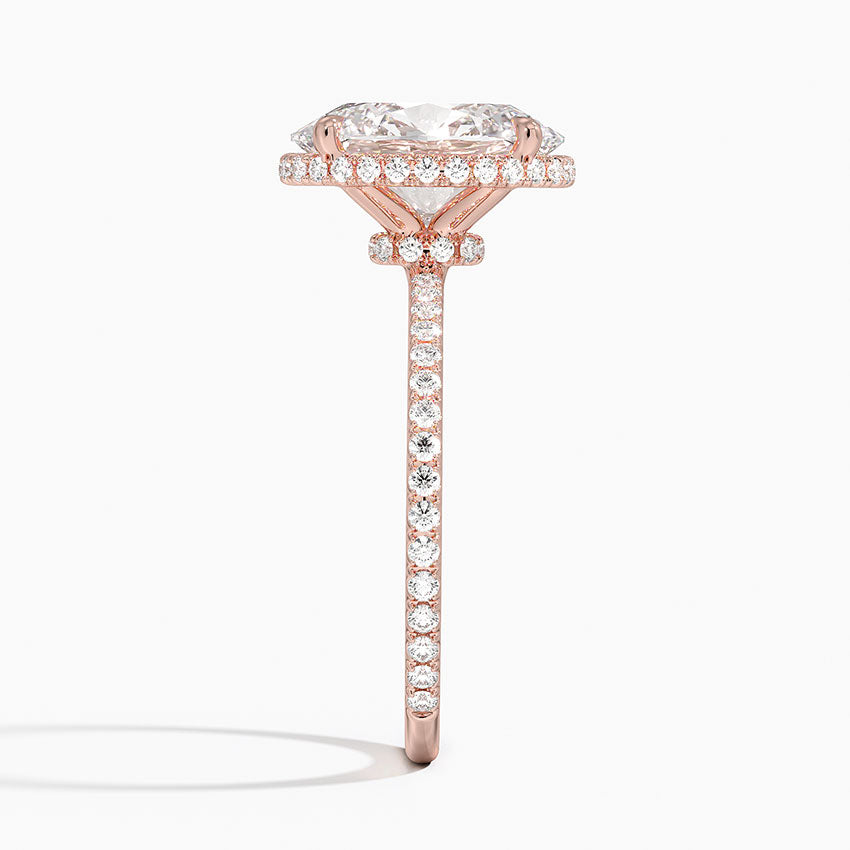 Gala Diamond Ring Hidden Halo