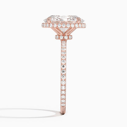 Gala Diamond Ring Hidden Halo