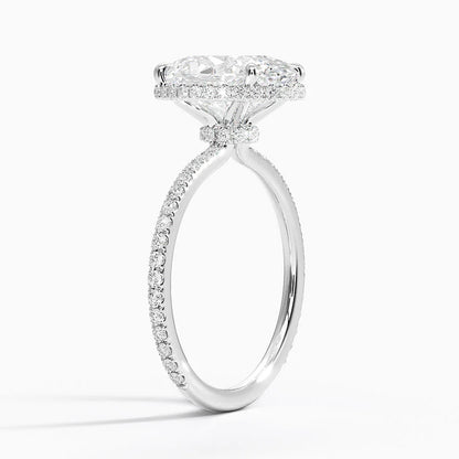 Gala Diamond Ring Hidden Halo