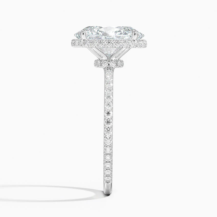 Gala Diamond Ring Hidden Halo