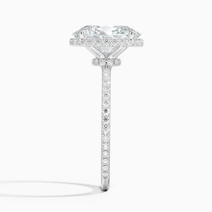 Gala Diamond Ring Hidden Halo