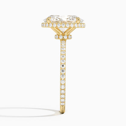 Gala Diamond Ring Hidden Halo