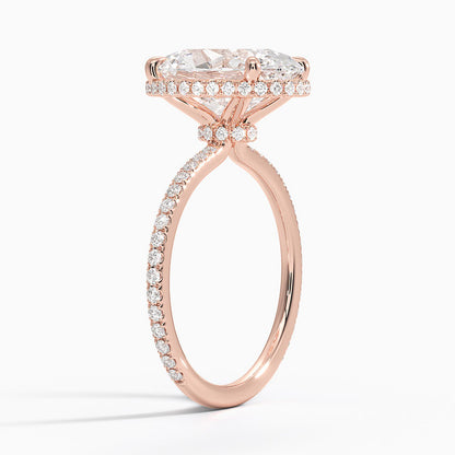 Gala Diamond Ring Hidden Halo