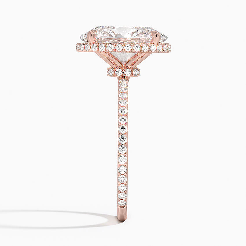 Gala Diamond Ring Hidden Halo