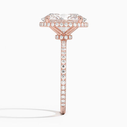 Gala Diamond Ring Hidden Halo