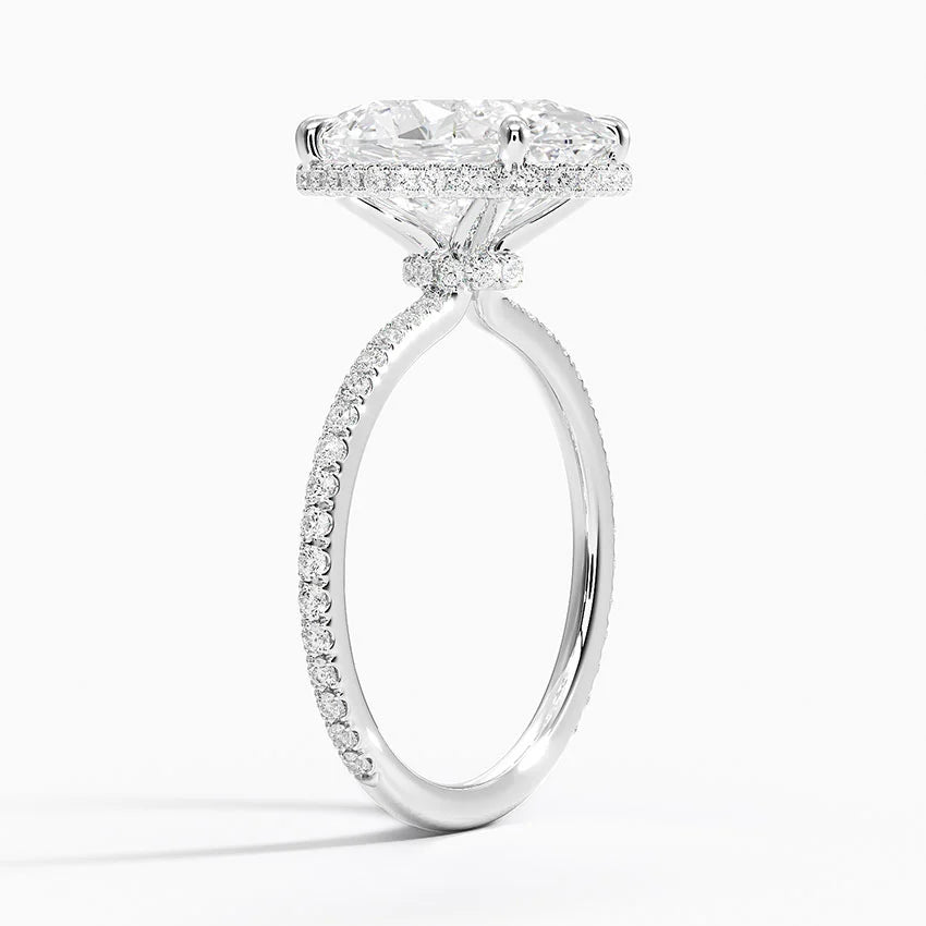 Gala Diamond Ring Hidden Halo