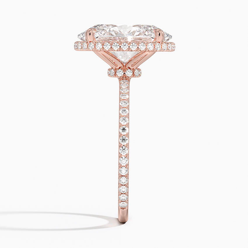 Gala Diamond Ring Hidden Halo