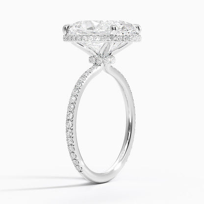 Gala Diamond Ring Hidden Halo