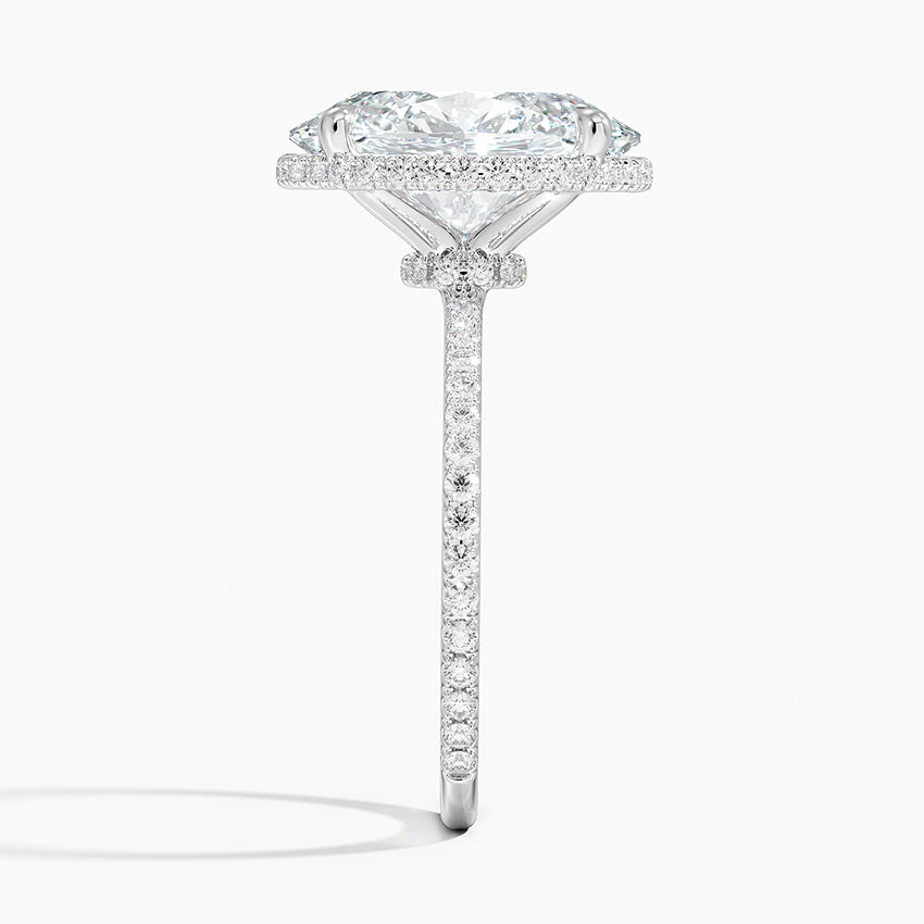 Gala Diamond Ring Hidden Halo