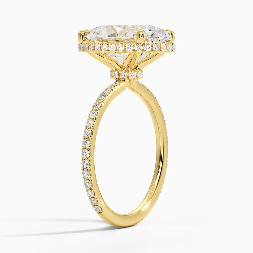 Gala Diamond Ring Hidden Halo