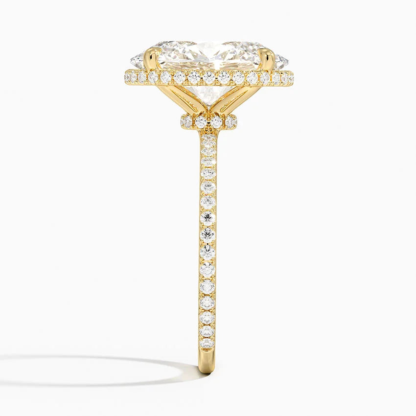 Gala Diamond Ring Hidden Halo