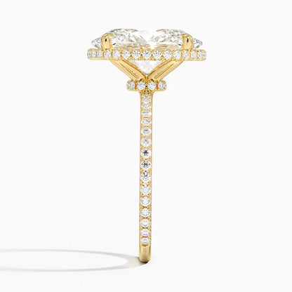 Gala Diamond Ring Hidden Halo