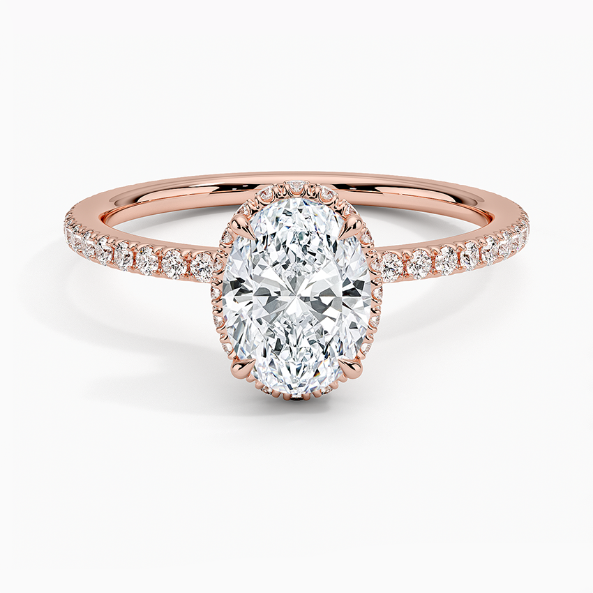 Gala Diamond Ring Hidden Halo