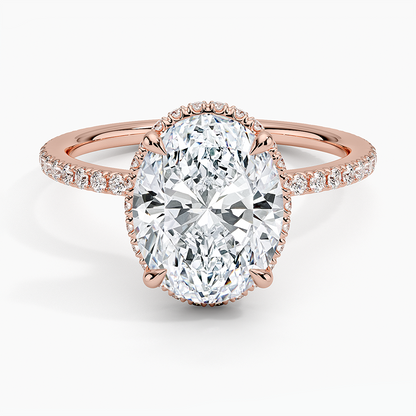 Gala Diamond Ring Hidden Halo