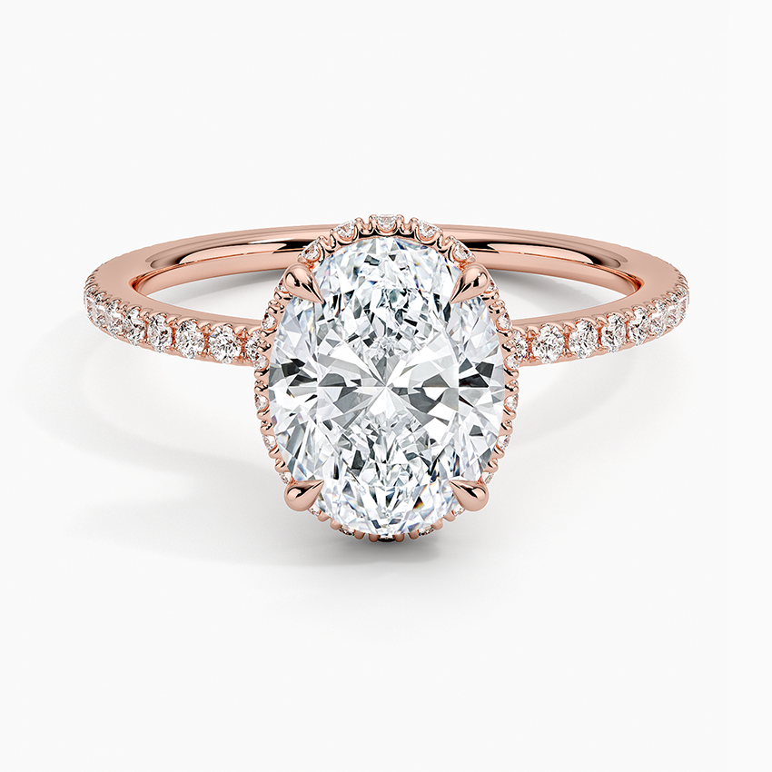 Gala Diamond Ring Hidden Halo