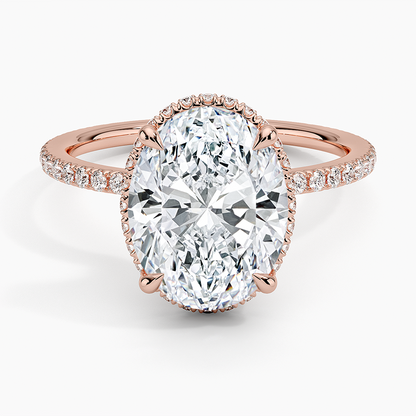 Gala Diamond Ring Hidden Halo