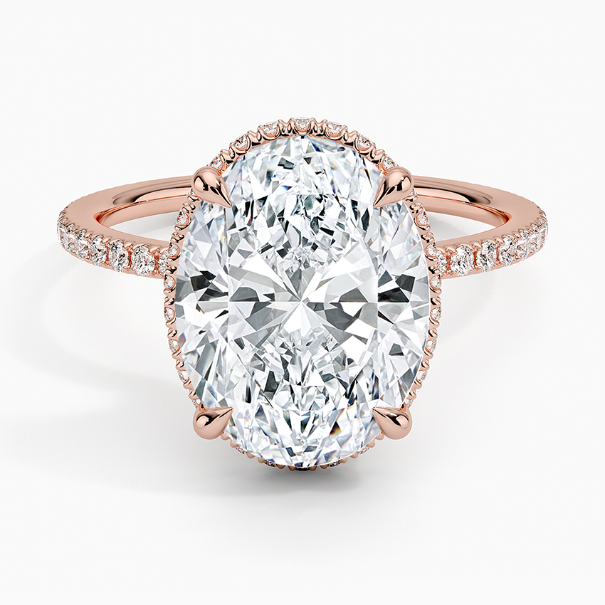 Gala Diamond Ring Hidden Halo