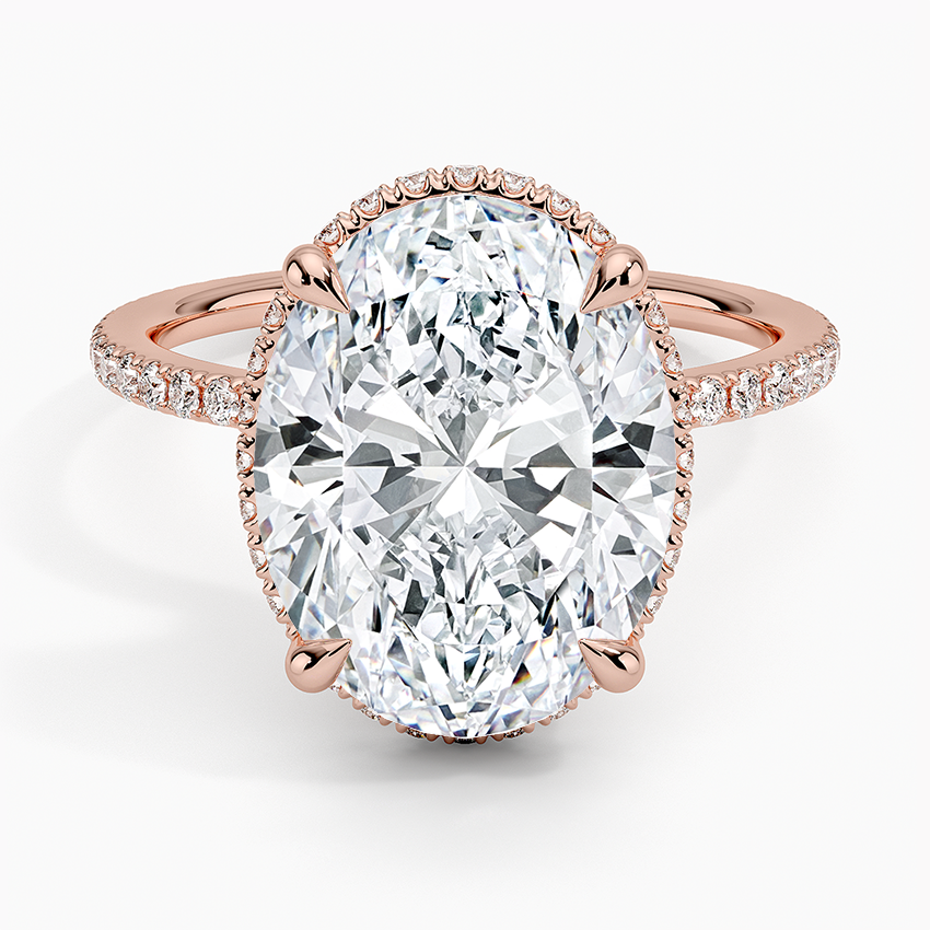 Gala Diamond Ring Hidden Halo