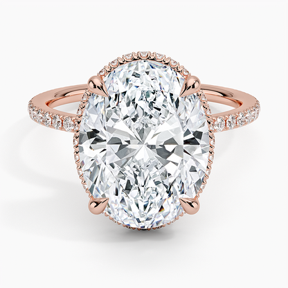 Gala Diamond Ring Hidden Halo