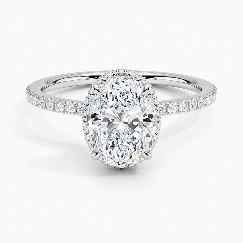 Gala Diamond Ring Hidden Halo