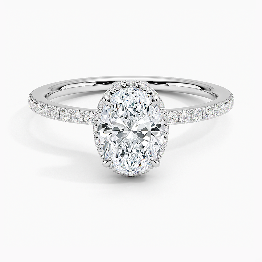 Gala Diamond Ring Hidden Halo