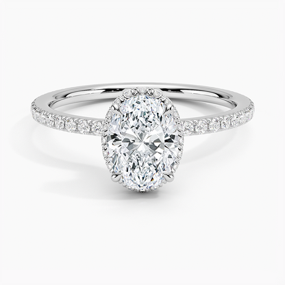 Gala Diamond Ring Hidden Halo