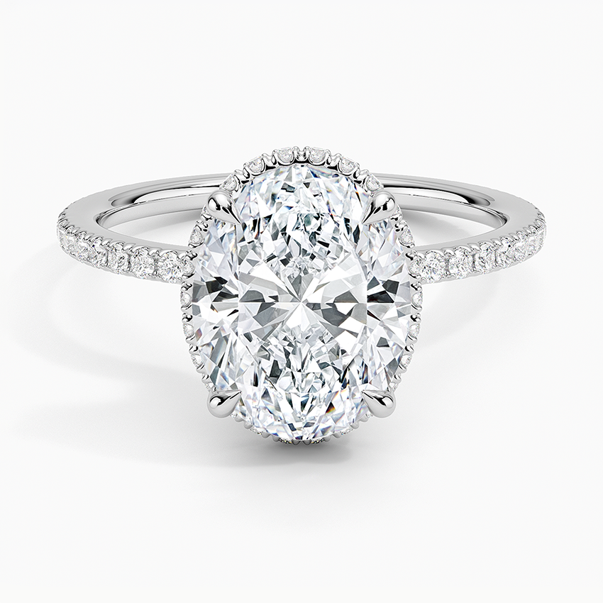 Gala Diamond Ring Hidden Halo