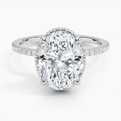 Gala Diamond Ring Hidden Halo