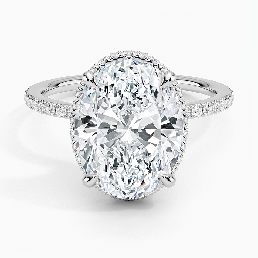 Gala Diamond Ring Hidden Halo