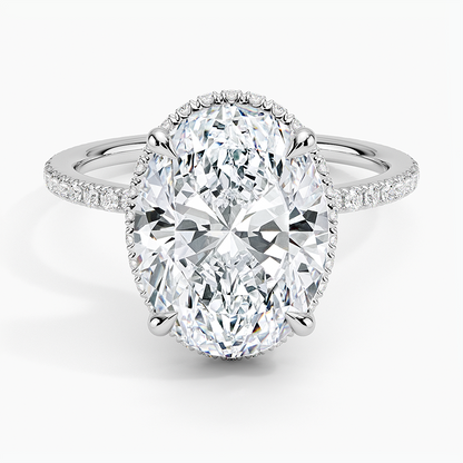 Gala Diamond Ring Hidden Halo