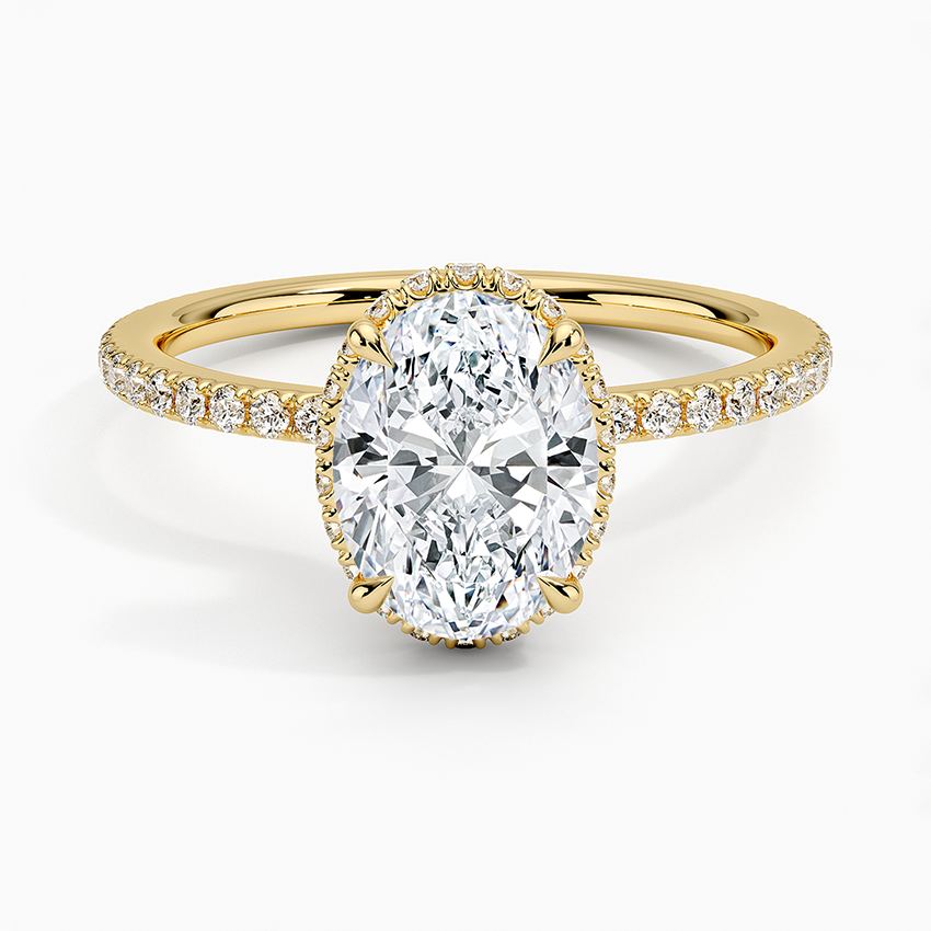 Gala Diamond Ring Hidden Halo