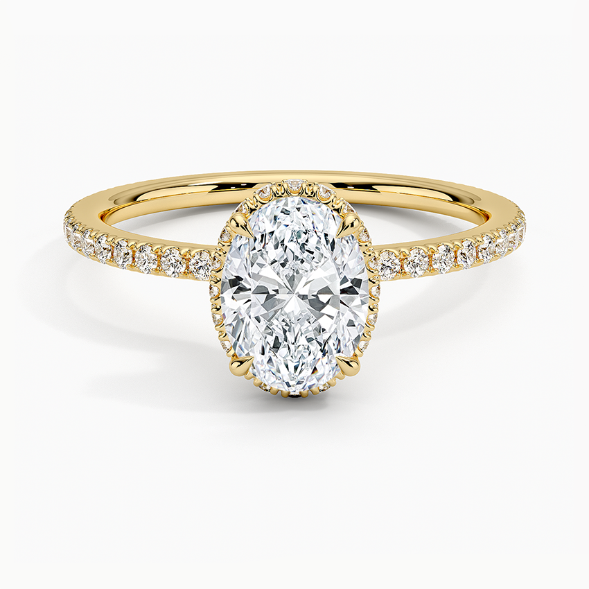 Gala Diamond Ring Hidden Halo