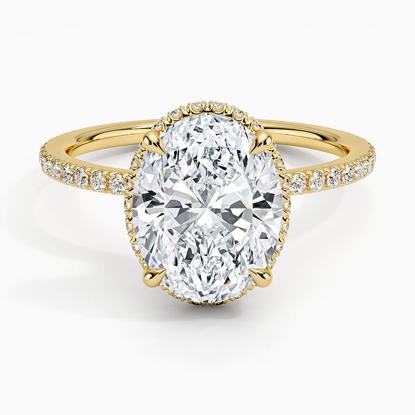 Gala Diamond Ring Hidden Halo