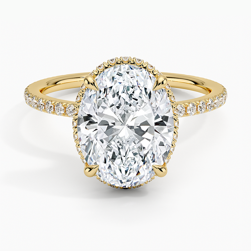 Gala Diamond Ring Hidden Halo