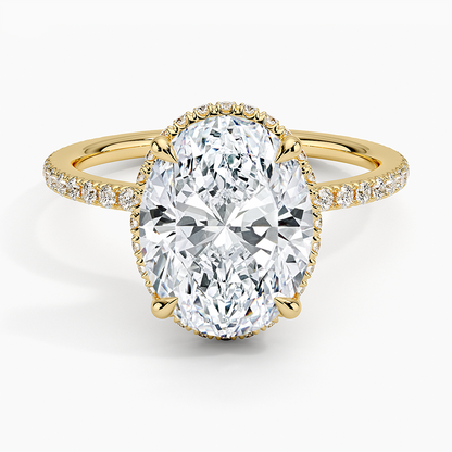 Gala Diamond Ring Hidden Halo