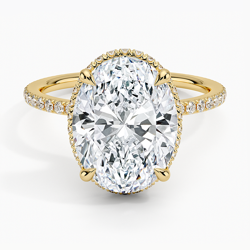 Gala Diamond Ring Hidden Halo