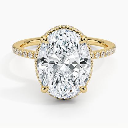 Gala Diamond Ring Hidden Halo