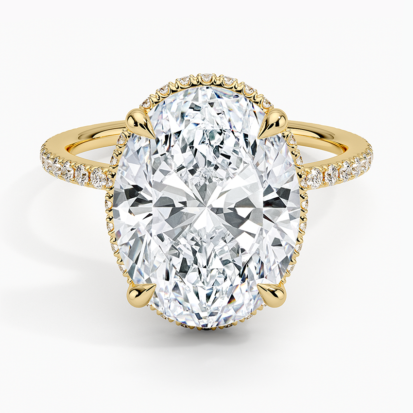 Gala Diamond Ring Hidden Halo