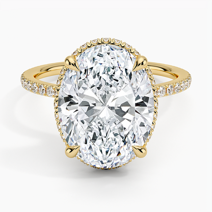 Gala Diamond Ring Hidden Halo