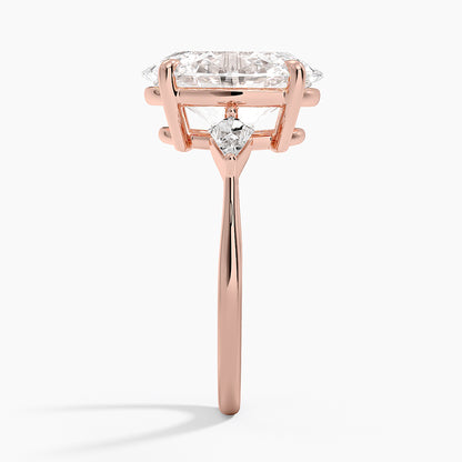 Luxe Cometa Three Stone Diamond Ring