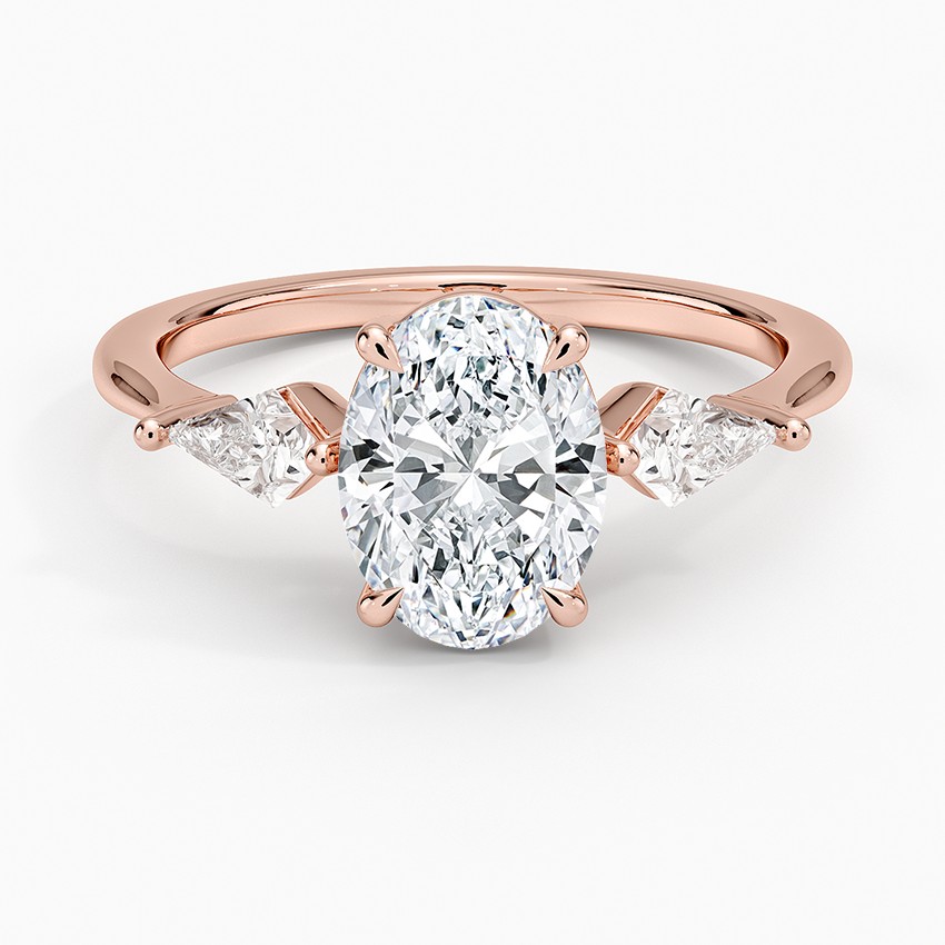 Luxe Cometa Three Stone Diamond Ring