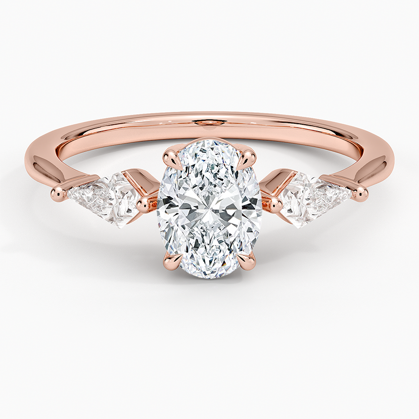 Luxe Cometa Three Stone Diamond Ring