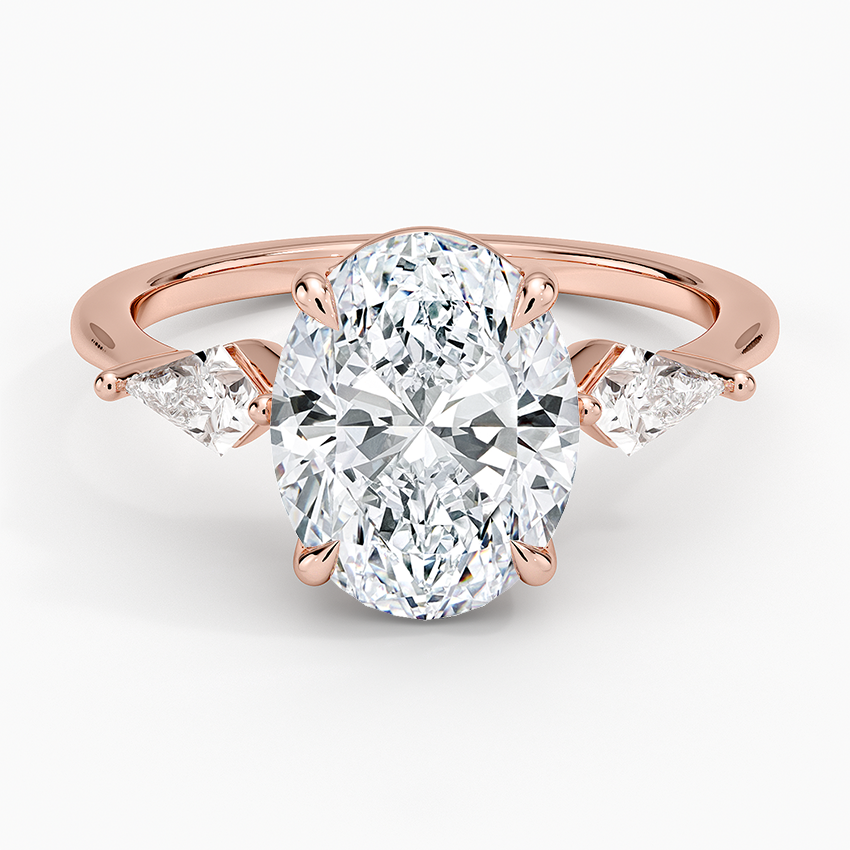 Luxe Cometa Three Stone Diamond Ring